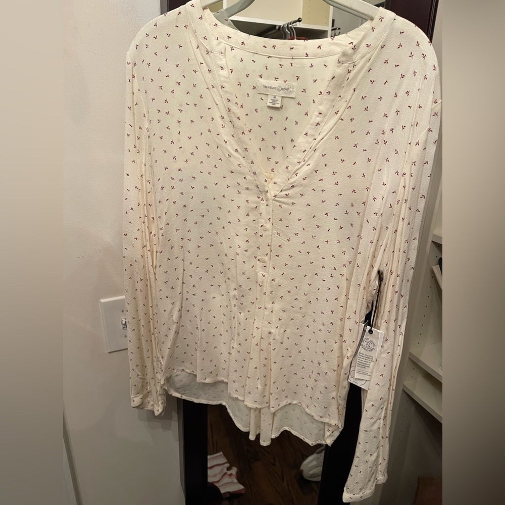 Treasure & Bond Long Sleeve Top